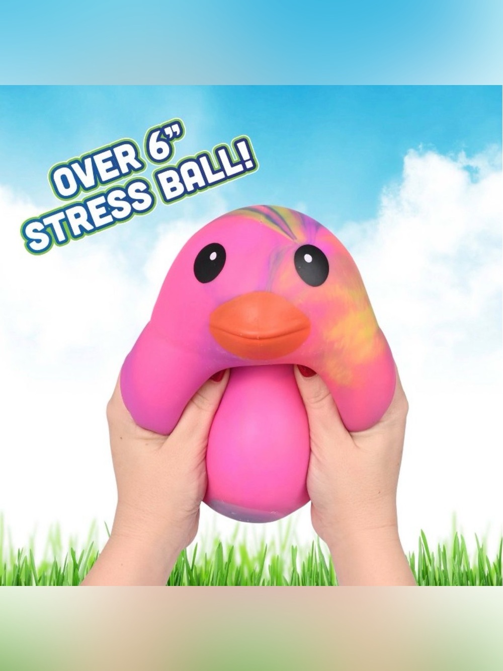 Sunny Days Jumbo Squeezy Ducks -
Tie Dye - Picture 9 of 11